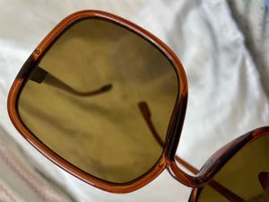 Large Retro Sunglasses Brown
