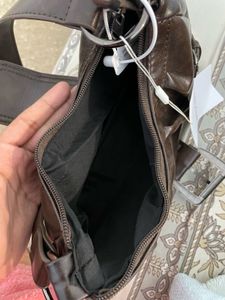 savana dark brown y2k shoulder bag