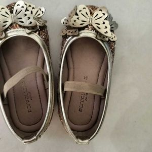 Girls Sparkly Butterfly Shoes