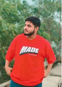 Oversize T-shirt Printed T-shirt Baggy Loose  Fit