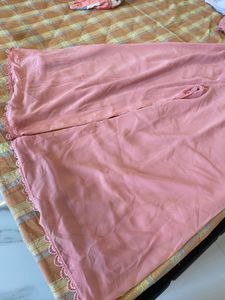 Pink Chikankari Kurta Set