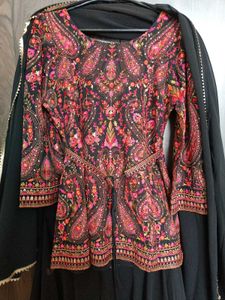Embroidered Indo Western Dress