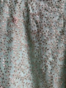 Embroidered georgette kurta