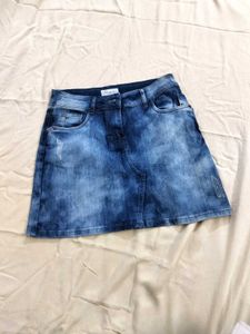 Denim Mini Skirt