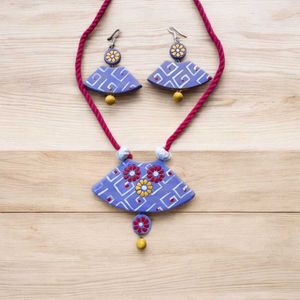 Handmade terracotta Jewelry Set