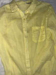 Yellow Button-Down Shirt