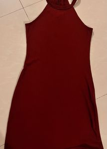 Marrroon Dress
