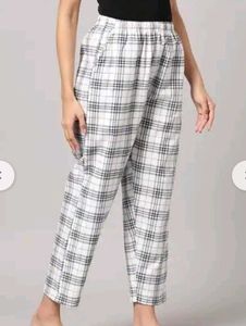 Checked Casual Pants
