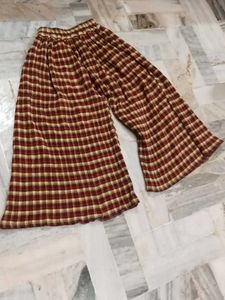 Vintage Plaid Midi Skirt