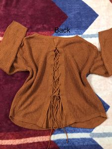 Mixxo Light Weighted Sweater Tan In Colour Bust 34