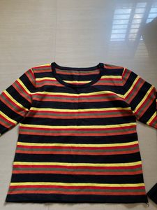 Striped Long Sleeve Top| used only 1time