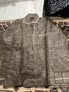 Men's Brown Casual Shirt