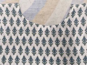 Printed White Kurta