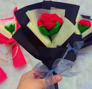 A Crochet Flower Bouquet