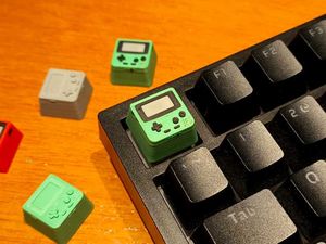 Retro Gameboy Keycap 3d printed