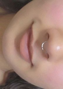 silver ear cuff/nose ring