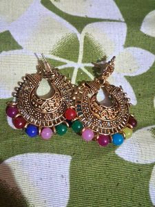Boho Colorful Beaded Earrings