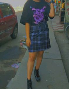 Plaid Mini Skirt