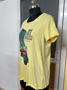 Brand New Yellow Graphic Print Tee