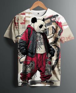 Trendy Panda Graphic Tee