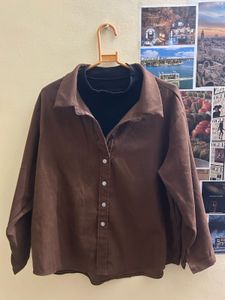Brown Oversized Shirt