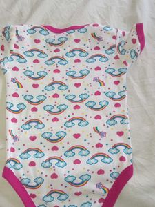 Rainbow Cloud Baby Onesie – Soft Cotton