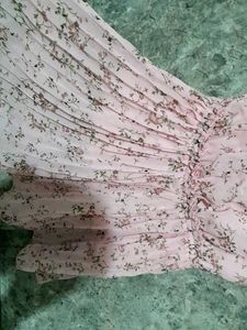 Pink Floral Halter Neck Top