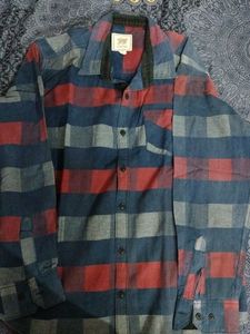 Plaid Flannel Shirt - Size L