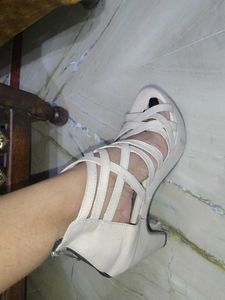 Stylish White Heels
