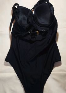 Black One-Piece Swimsuit