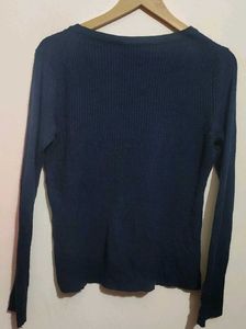 Navy Blue Winter Top For Girl Or Woman 34 Bust