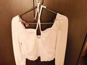 Tie Up White Top