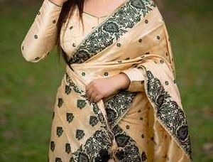 Assamese traditional mekhela sador New