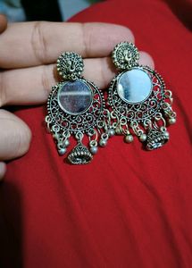 Oxidized Earring