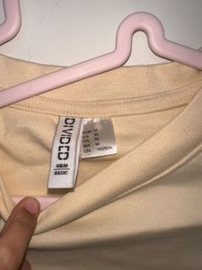 H&amp;M Yellow Tshirt