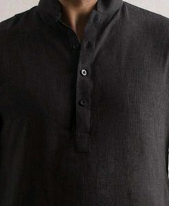 Men Ethenic Khadi Coffee Brown Kurta