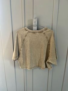 Olive Green Boxy T-Shirt