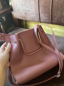 Spacious Handbag Cum Sling PU Leather