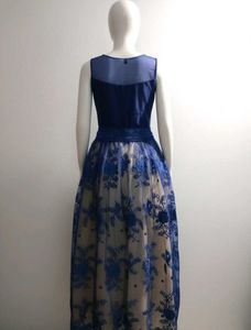 Elegant Blue Ethnic Gown