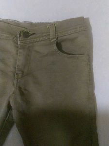 Khaki Denim Jeans