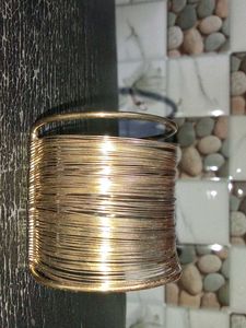 Multiple Wired Cuff Bangle.