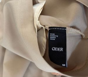 Stylish Taupe Wrap Mini Skirt