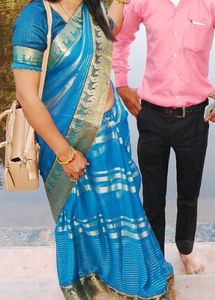 New Brand Saree With Designer Stitch Blouse