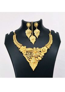 Gold Plated Necklace Set