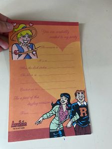 13 Sheets Printed Party Invites