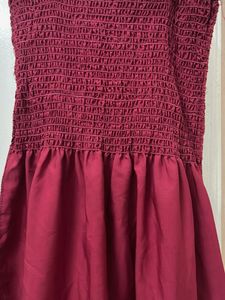 Maroon Red Dress