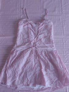 Pink Gingham Sundress