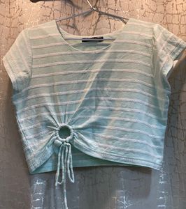 Striped Crop Top