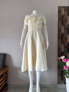 A-line midi gown
