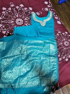 Teal Kurta Set & Dupatta